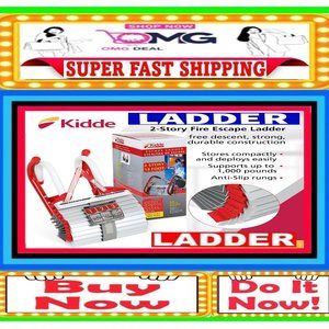 ✅🗣🚨🔴SALE❗️🔴📢KIDDIE Portable LADDER Emergency SAFTEY LADDER🟢💸BUY NOW❗️💸🟢